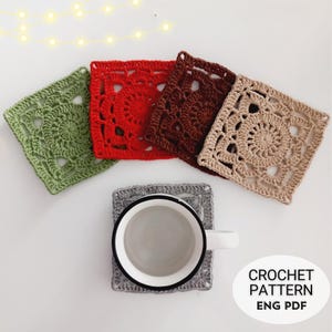 Willow Floral Granny Square Crochet Pattern | Beginner-Friendly (English PDF)