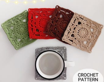 Willow Floral Granny Square Crochet Pattern | Beginner-Friendly (English PDF)