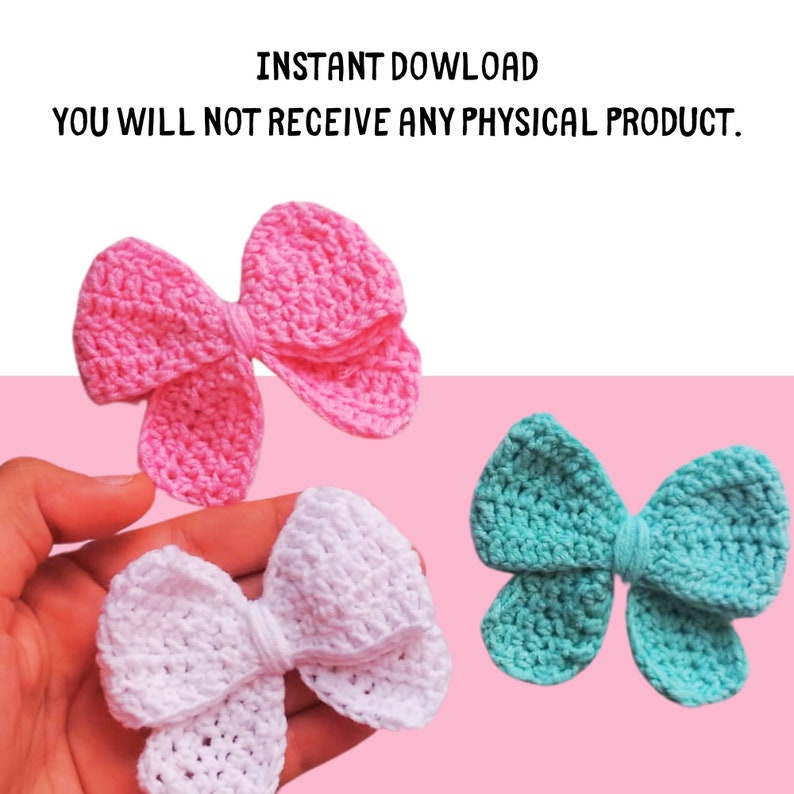 crochet pattern, easy crochet pattern, bow pattern crochet, crochet bow pattern, crochet bows pattern, handmade bow tutorial, easy crochet, Crochet Accessory Pattern, Crochet Hair Bow, beginner crochet,