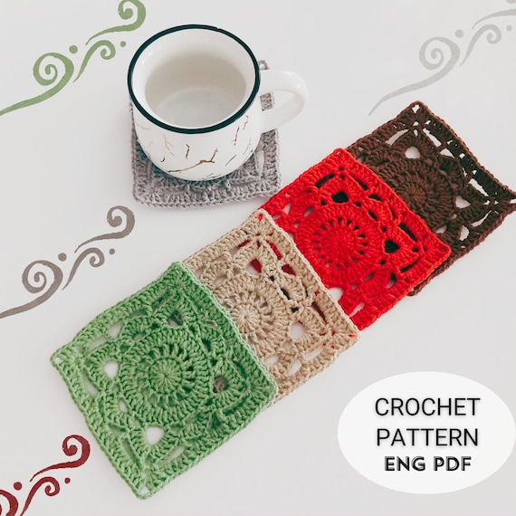 Willow Floral Granny Square Crochet Pattern | Beginner-Friendly (English PDF)