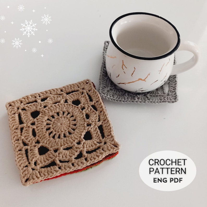 Willow Granny Square, Crochet Granny Square Pattern, Willow Square Pattern, Granny Square Blanket Pattern, Crochet Blanket Square, Granny Square Crochet PDF, Beginner Crochet Pattern, DIY Crochet Square, Crochet Home Decor, Afghan Square Pattern,