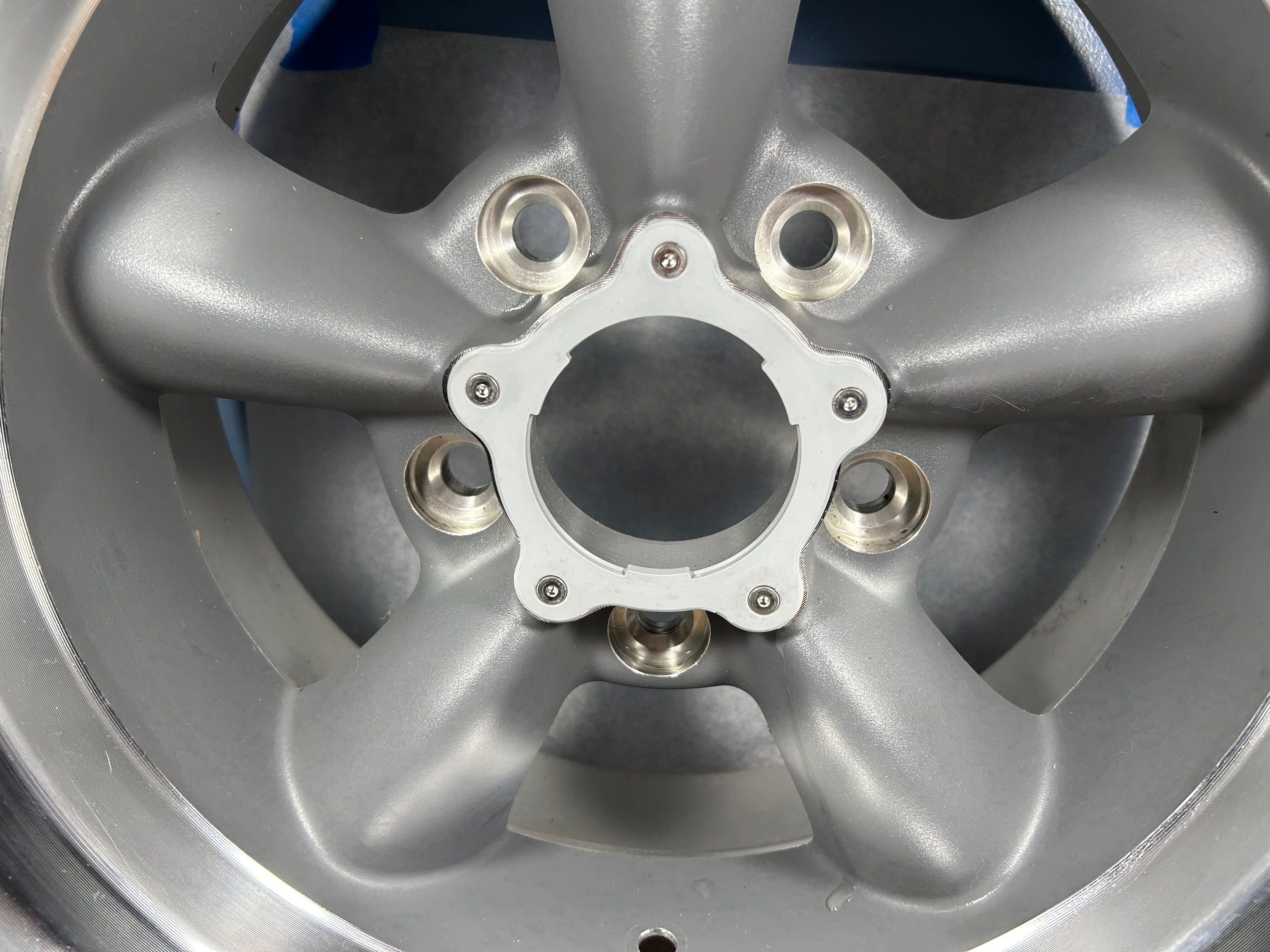 Torq Thrust Knock off Center Cap Set for American Racing Wheels Tri Bar ...