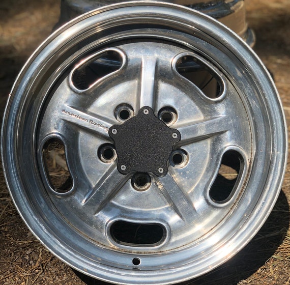 Flat Center Cap Set for American Racing Salt Flat Wheels 3D