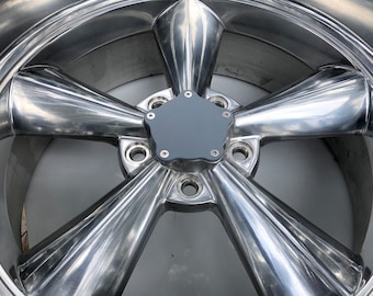 Juego de tapas centrales planas para ruedas estándar Mags de EE. UU. Impreso en 3D ASA