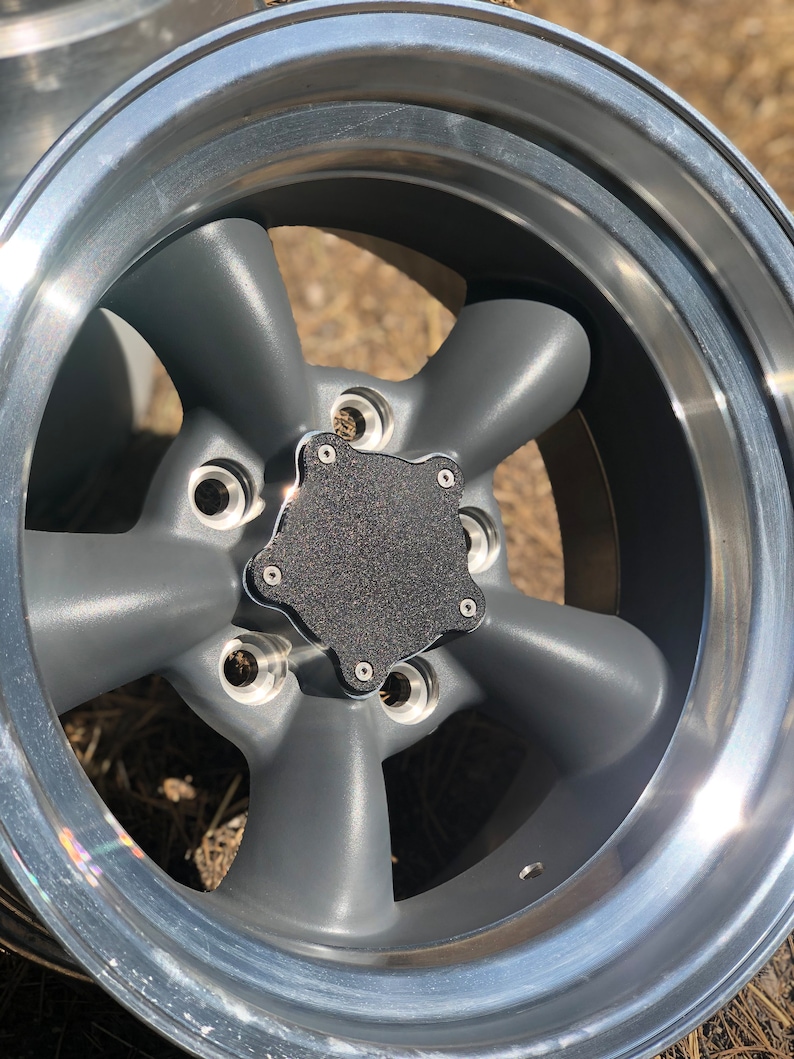 Flat Center Cap Set for American Racing Torq Thrust Wheels 3D Printed