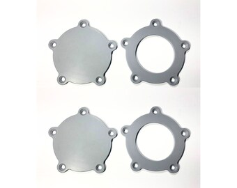 Flat Center Cap Set für Rev Wheels Classic Series 3D Printed ASA