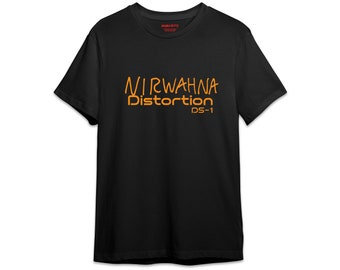 NIRVANA Kurt Cobain's 'Boss DS-1 Distortion' | High Quality 100% Cotton T-Shirt