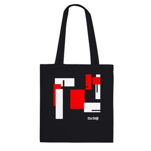 LAS RAYAS BLANCAS 'De Stijl' / Bolsa de tela clásica