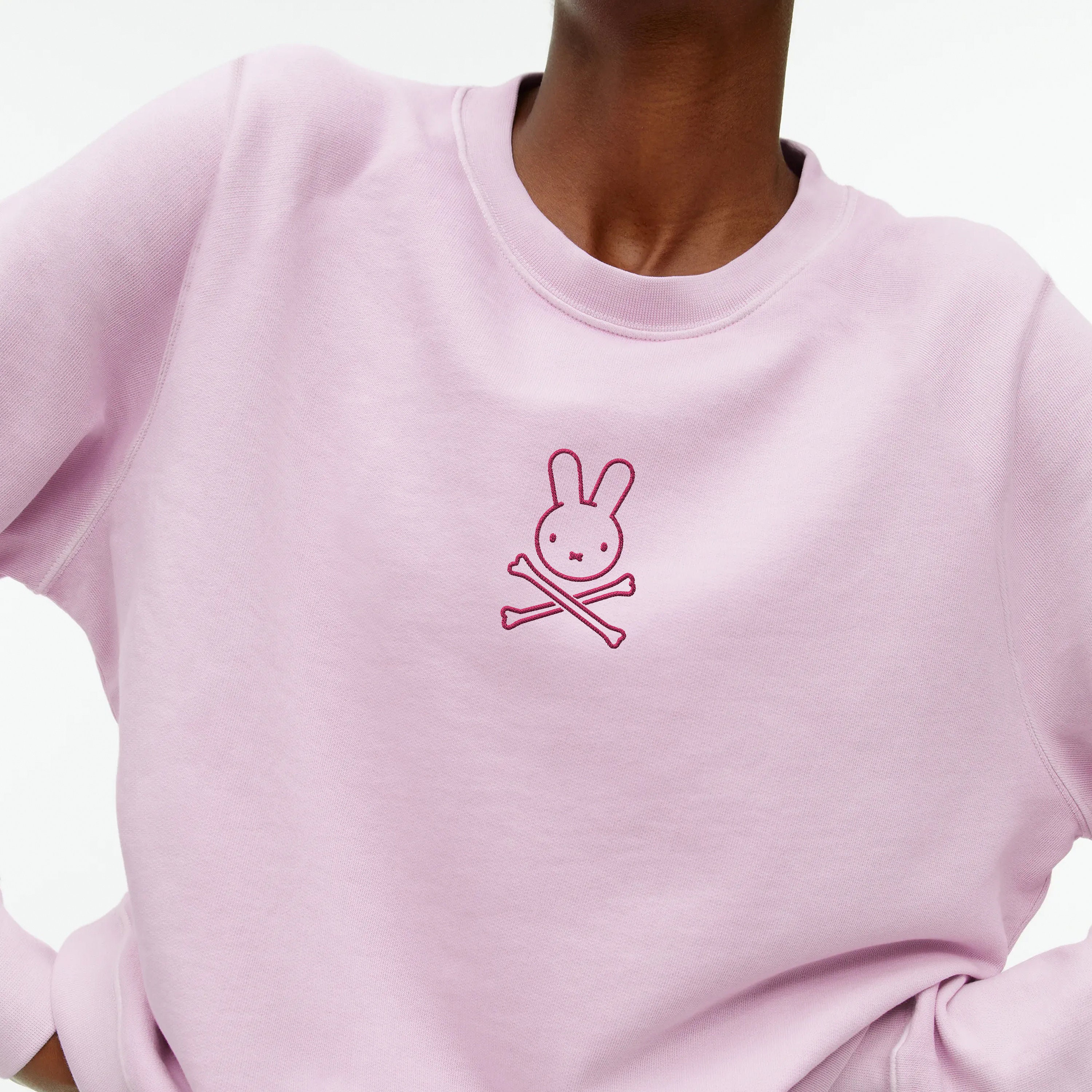 MIFFY | Embroidered Unisex Crewneck Sweatshirt