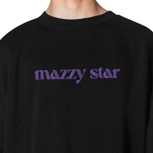 MAZZY STAR | Embroidered Unisex Crewneck Sweatshirt
