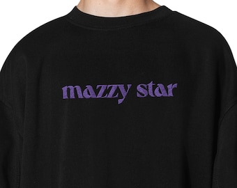 MAZZY STAR | Embroidered Unisex Crewneck Sweatshirt