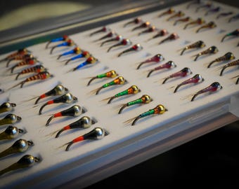 Assortiment 6 Mouches Poppers Orvis - Pour Achigan/bass, Avec Boîte Double Face