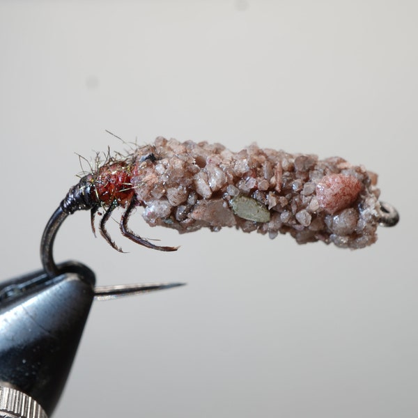 Fly fishing -Cased  Caddisfly larva - Realistic - Trout, grayling, barbel