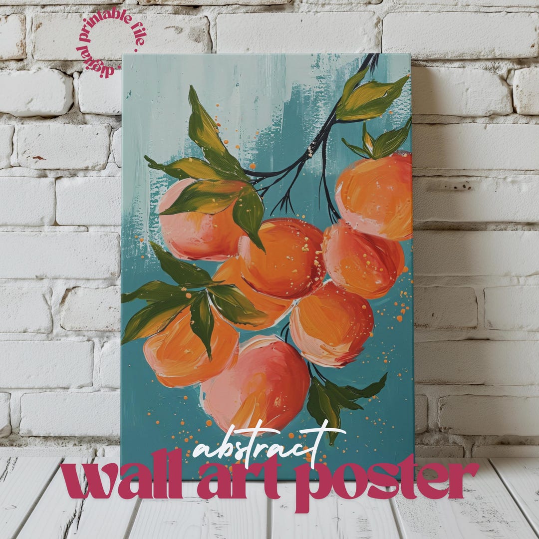 Abstract Art Illustration Wall Art Poster Minimalist Modern Aesthetic