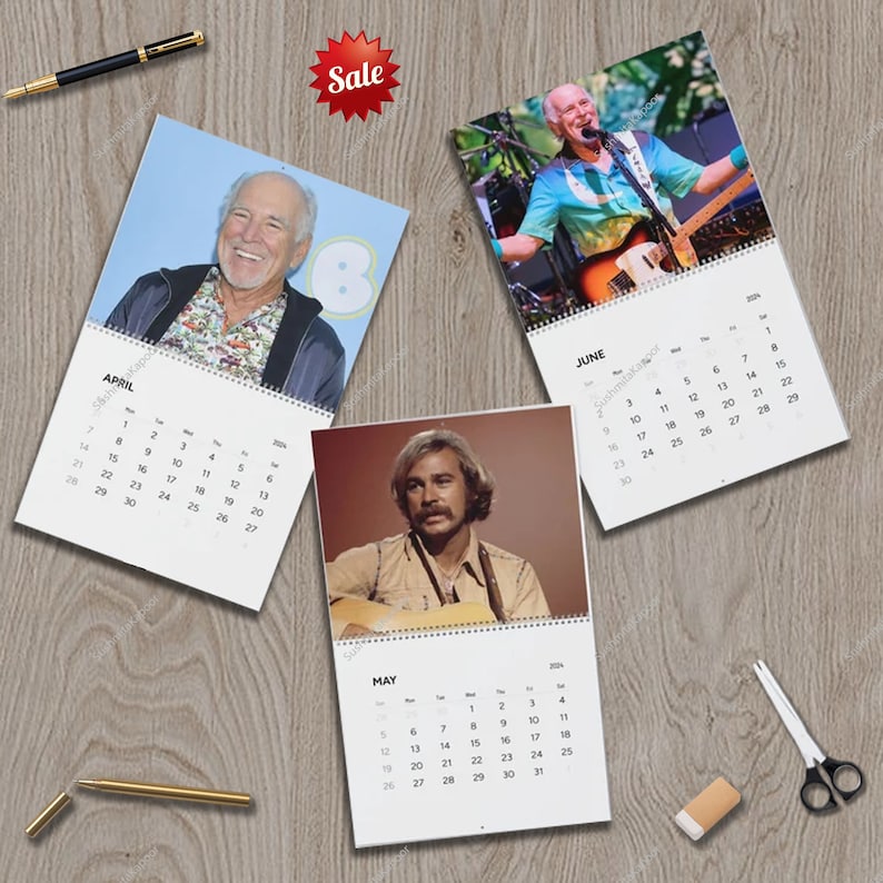Jimmy Buffett 2025 Wall Calendar, Parrothead Margaritaville Country