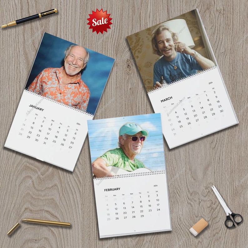 Jimmy Buffett 2024 Wall Calendar, Parrothead Margaritaville Country