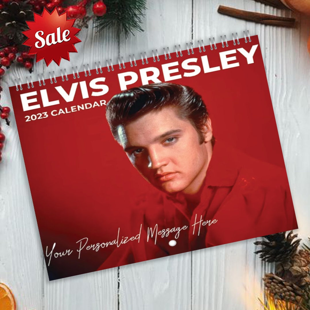 Elvis Wall Calendar 2024 Elvis Presley 2024 Wall Calendar Etsy