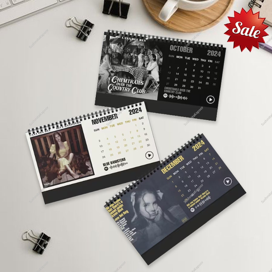 Lana Del Rey Calendar 2024 Desk Calendar, Lana Del Rey Wall Calendar