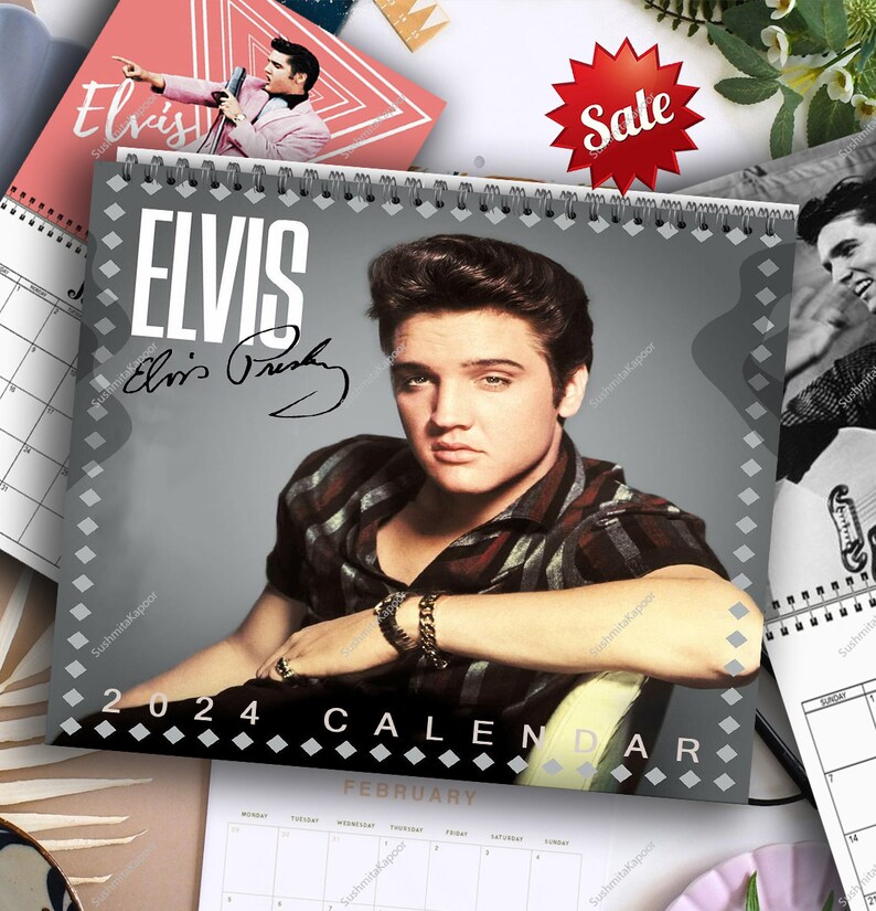 Elvis Wall Calendar 2024 , Elvis Presley 2024 Wall Calendar, the