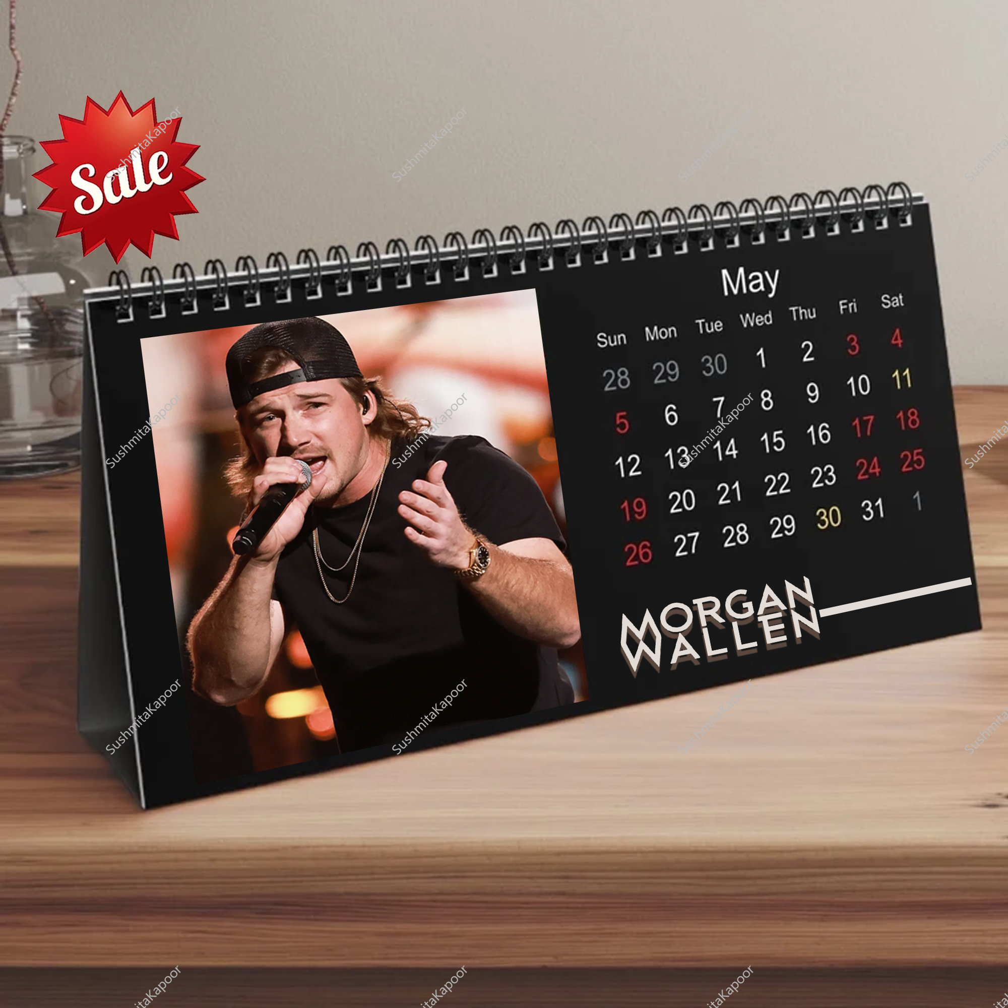 Wallen Western Calendar 2024, Wallen Western 2024 Celebrity Wall