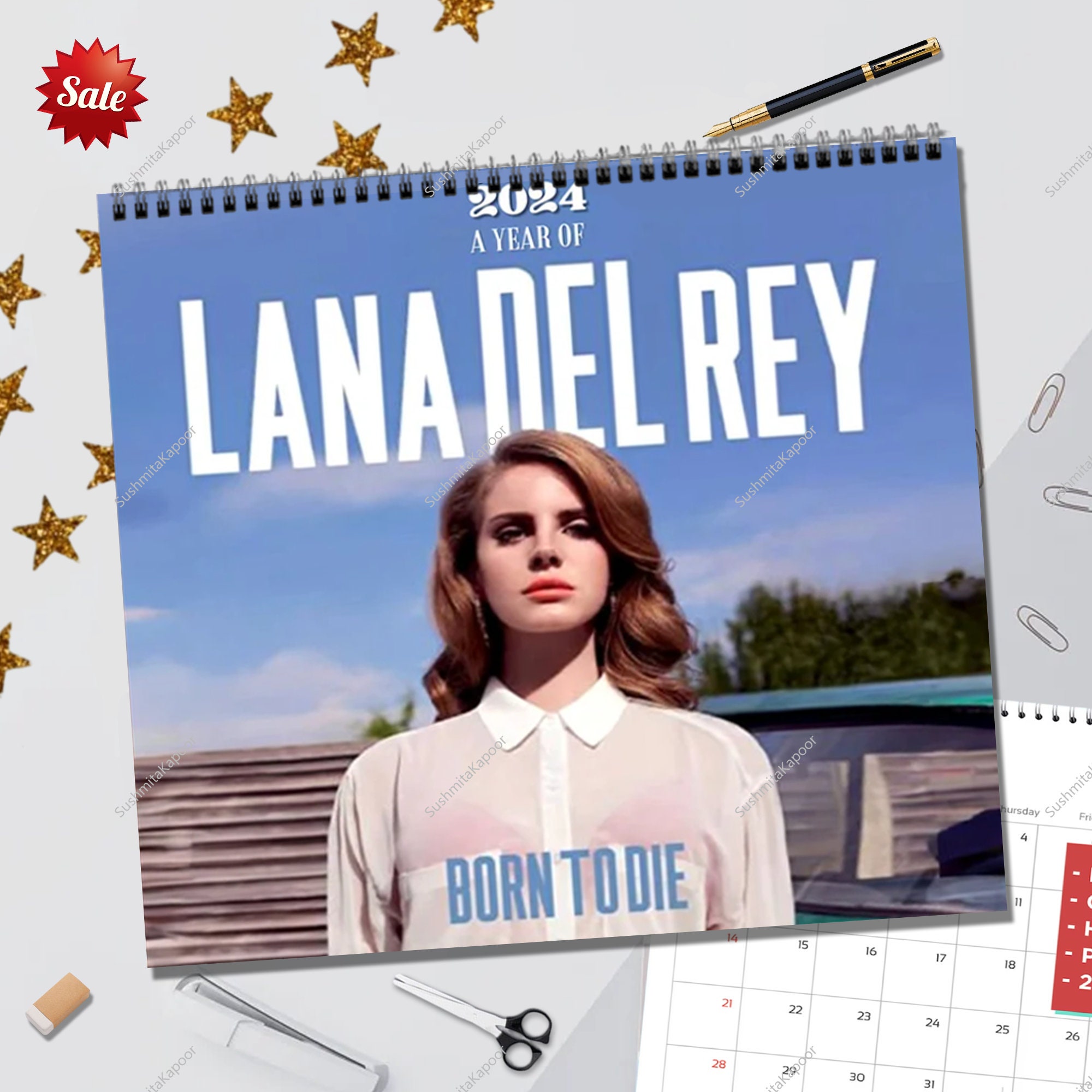 Lana Del Rey Calendar 2024 Wall Calendar, Lana Del Rey Wall Calendar