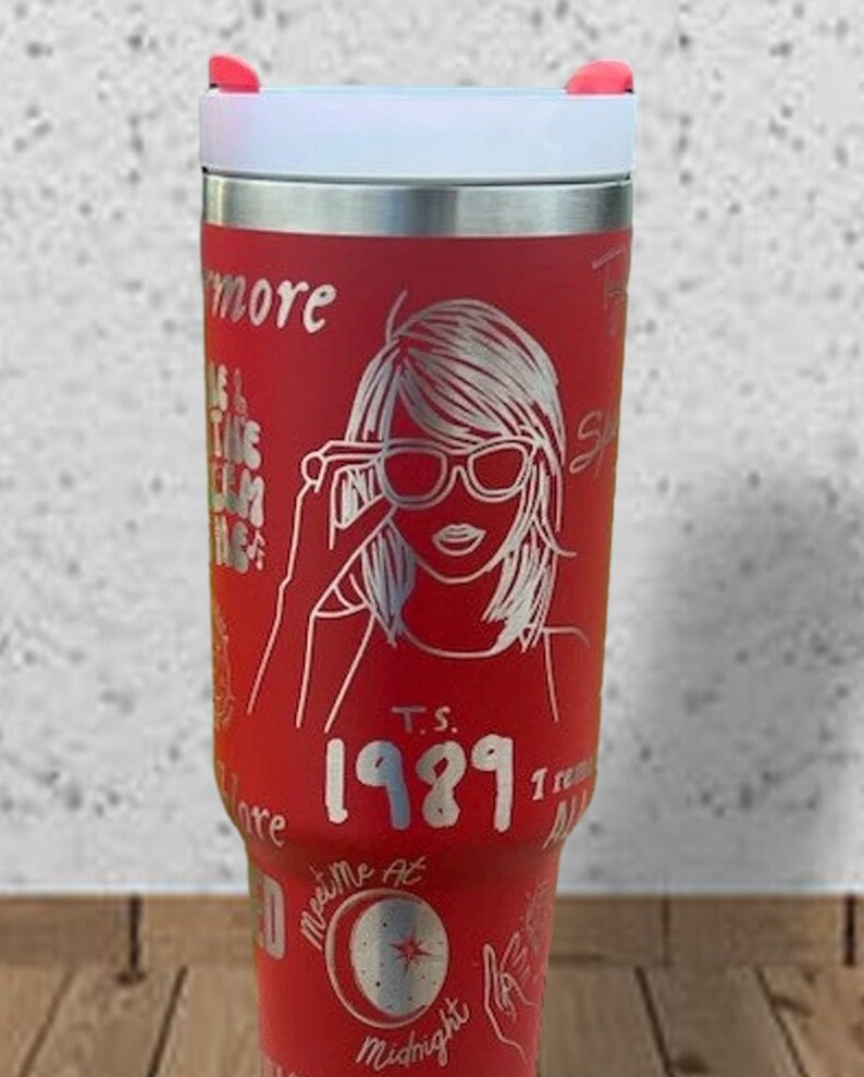The Eras Tour Stanley Tumbler Engraved 40oz Tumbler, Custom Engraved Tumbler, Stanley Cup