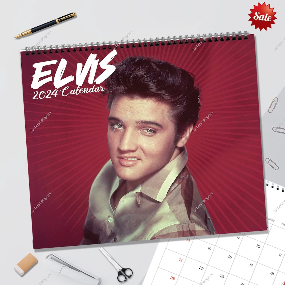 Elvis Wall Calendar 2024 , Elvis Presley 2024 Wall Calendar, the