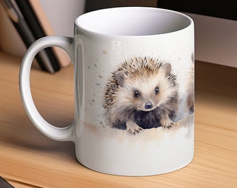 Royal Worcester Wrendale Design Bone China Mug, Hedgehog Mug, Hedgehog Mug