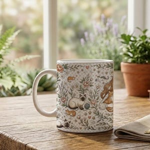 Cat Mom Aesthetic Mug image 6