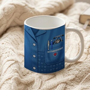 Mug Paramedic Scrubs Close-Up Design Nursing Uniform Workwear image 6