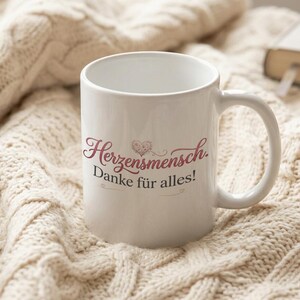 Coffee mug "Soulmate, thank you for everything" | Gift for a birthday or Mother's Day | Mug with a loving message image 3