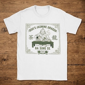 Cotton T-Shirt Iroh Jasmine Dragon Vintage Ba Sing Se