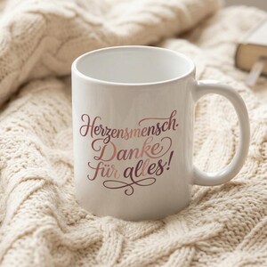"Thank You for Everything" Mug for a Loved One | Loving Gift Idea | Coffee Mug for Your Favorite People | Gift for Girlfriend or Mom image 3