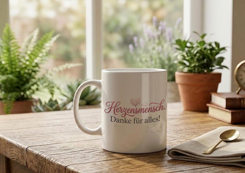 Coffee mug "Soulmate, thank you for everything" | Gift for a birthday or Mother's Day | Mug with a loving message image 2
