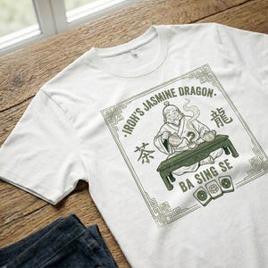 Cotton T-Shirt Iroh Jasmine Dragon Vintage Ba Sing Se image 8