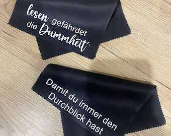 Brillenputztuch personalisiert