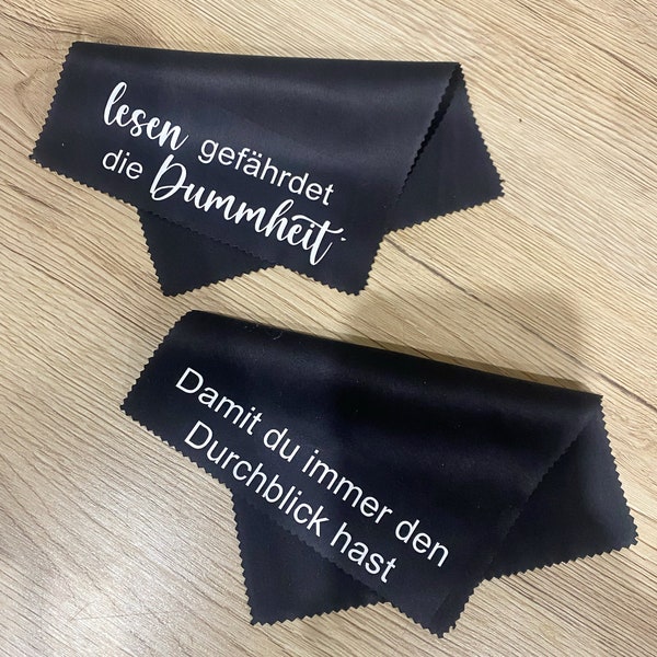 Brillenputztuch personalisiert