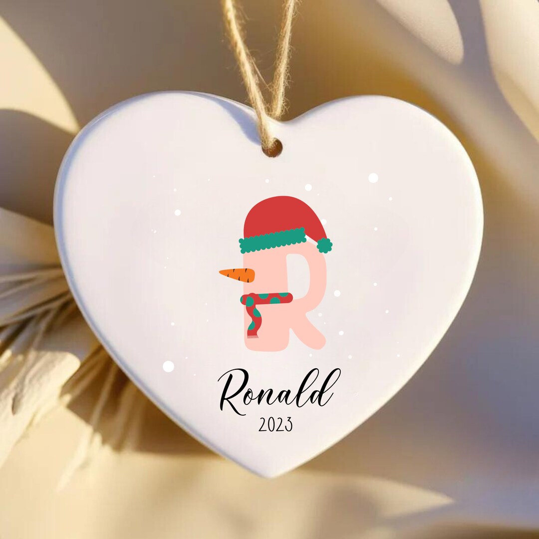 Letter Name Ornament 2023 Family Ornament Custom Initial Etsy letter-name-ornament-2023-family-ornament-custom-initial-etsy