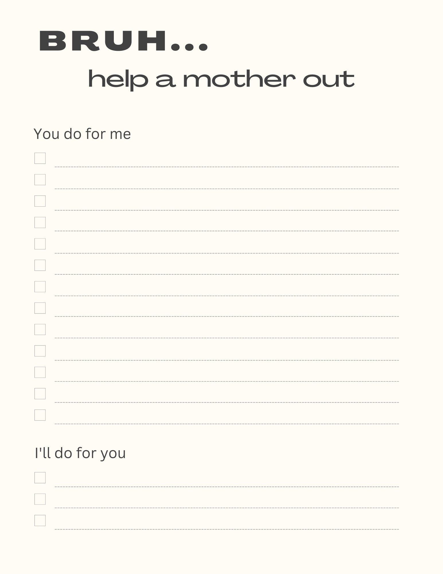 Printable to Do List for Kids/teenagers! Instand Download With ...
