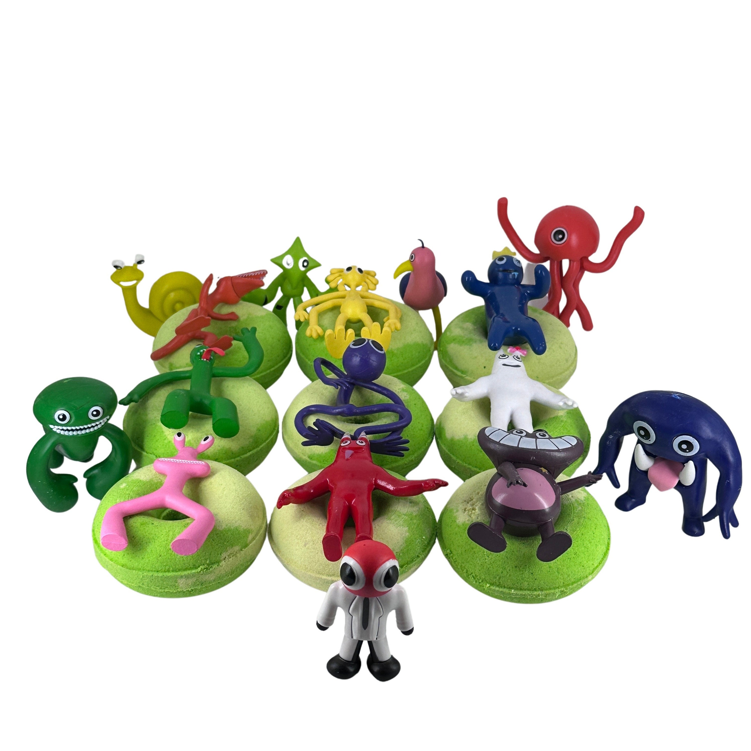 Rainbow Friends Set of 8 People From Roblox Custom Building 