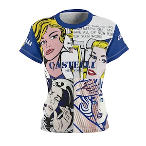 Roy Lichtenstein - Womens Tee Shirt by Castelli New York