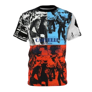 Andy Warhol - &quot;Race Riot&quot;  - Mens Tee Shirt by Castelli New York