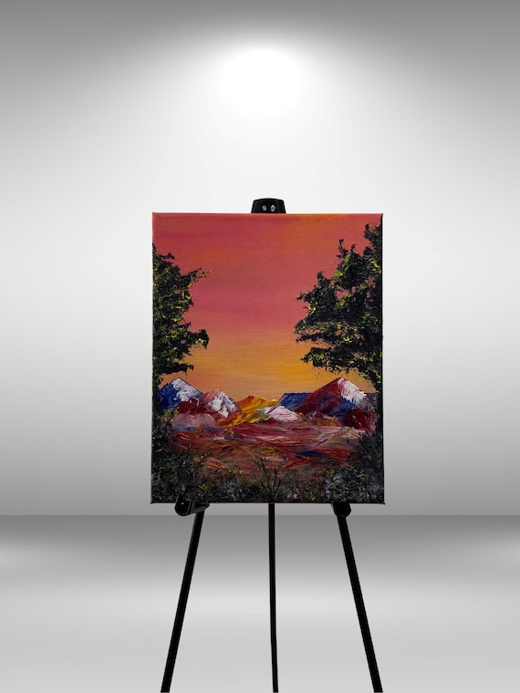 oil painting "Mountains"