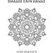 Printable Mandala Coloring Book for Adults - Instant Download, 100 ...