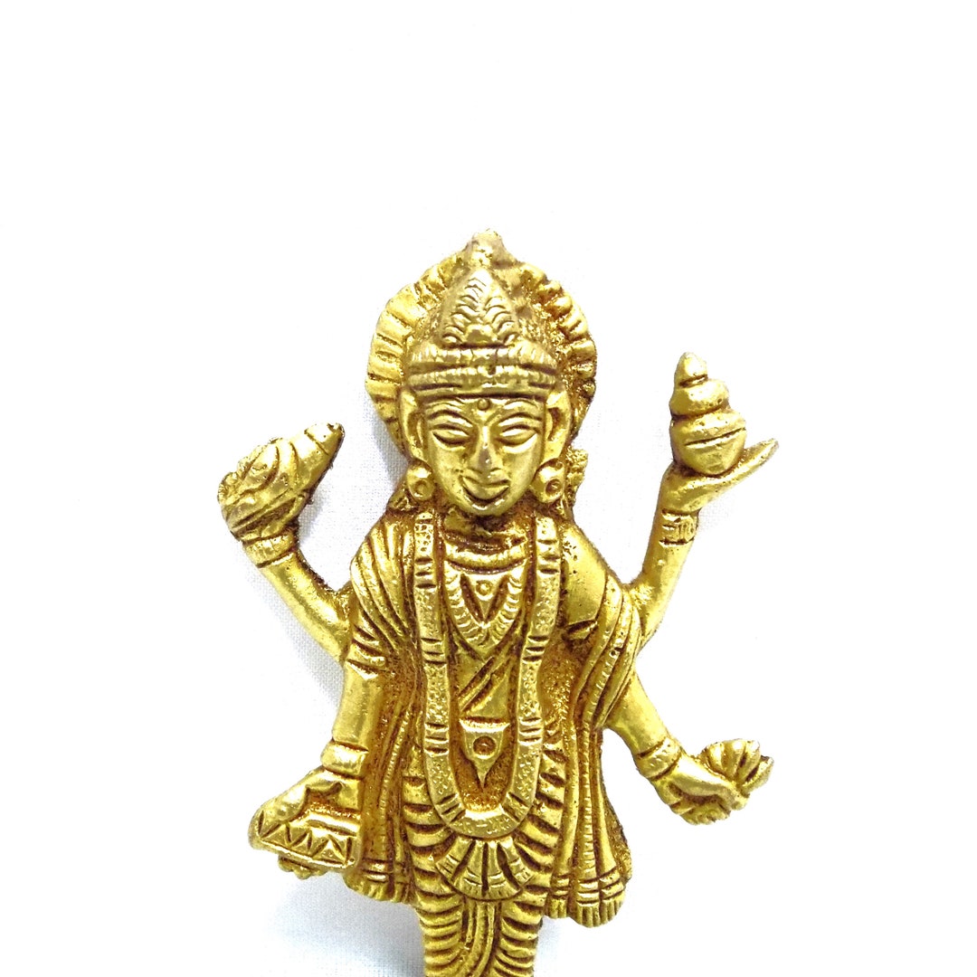 Lord Vishnu Standing Statue Lord Vishnu Narayan Statue Etsy