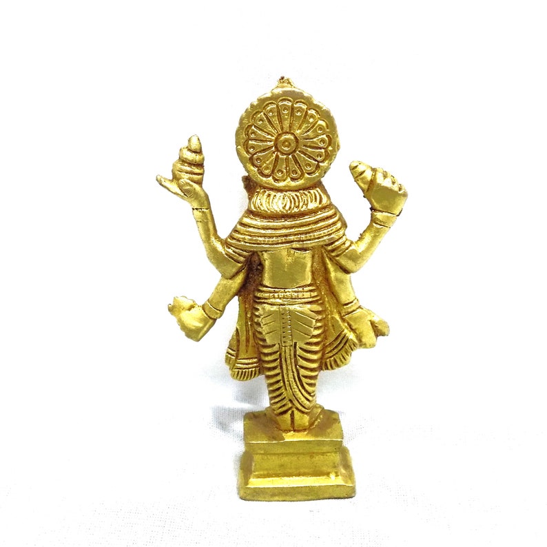 Lord Vishnu Standing Statue Lord Vishnu Narayan Statue Etsy