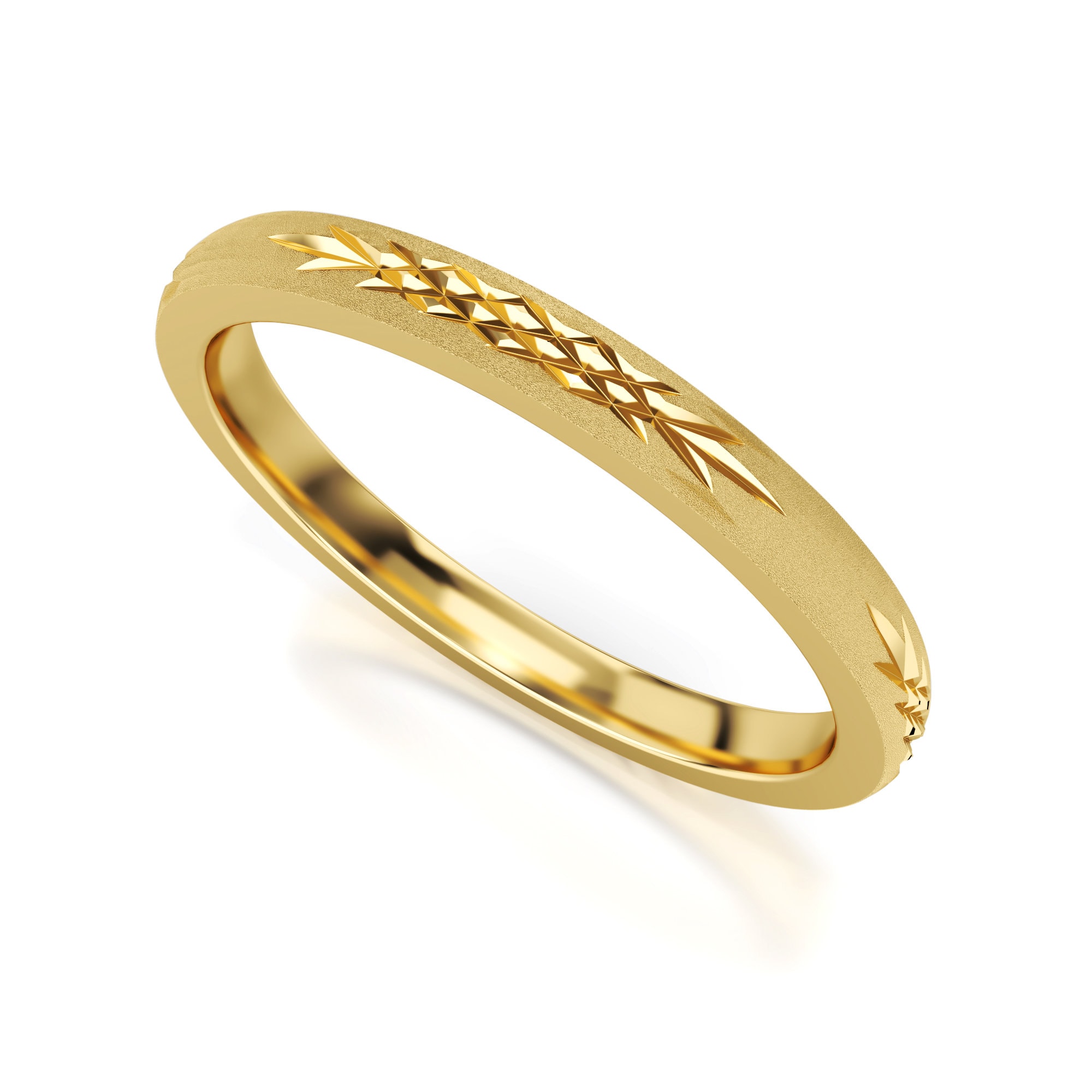 14k Sculpturing Gold Ring-14 K Gold Ring-solid Ring