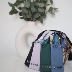 Google Pixel 7, 7a, 7Pro Crossbody Silicone Phone Case & Polyester Strap, Protective Phone Case, Unique Phone Case, Phone Case Strap
