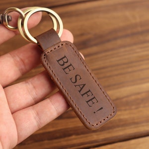 Personalized Leather Keychain,Anniversary Gift,Customized Keychain, Engraved Leather Key Chain, Groomsmen Gift, Birthday Gift image 10