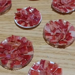 1:12 scale, miniature food. Doll house. Serrano ham.
